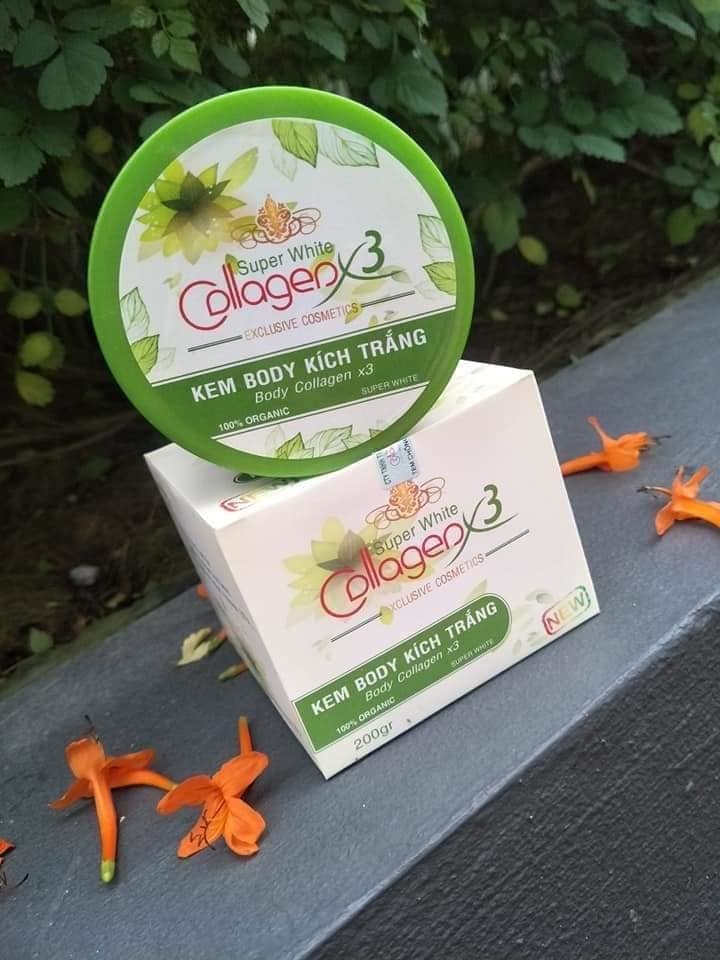 [HCM]Kem Body Kích Trắng Collagen X3