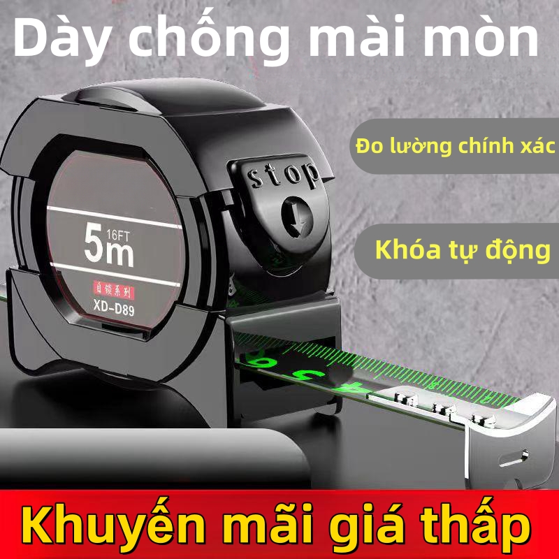 Thước cuộn 5m 7.5m 10m - Thước mét khóa tự -Thước kéo cao cấp chính hãng đủ kích thước