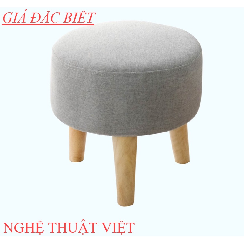 Ghế Sofa Nệm Tròn Chân Gỗ - Nội Thất Phòng Khách, Phòng Làm Việc Tại Nghệ Thuật Việt