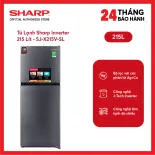 [FreeSHIP COD + Lắp Hà Nội] Tủ Lạnh Sharp Inverter 215 Lít SJ-X215V-SL