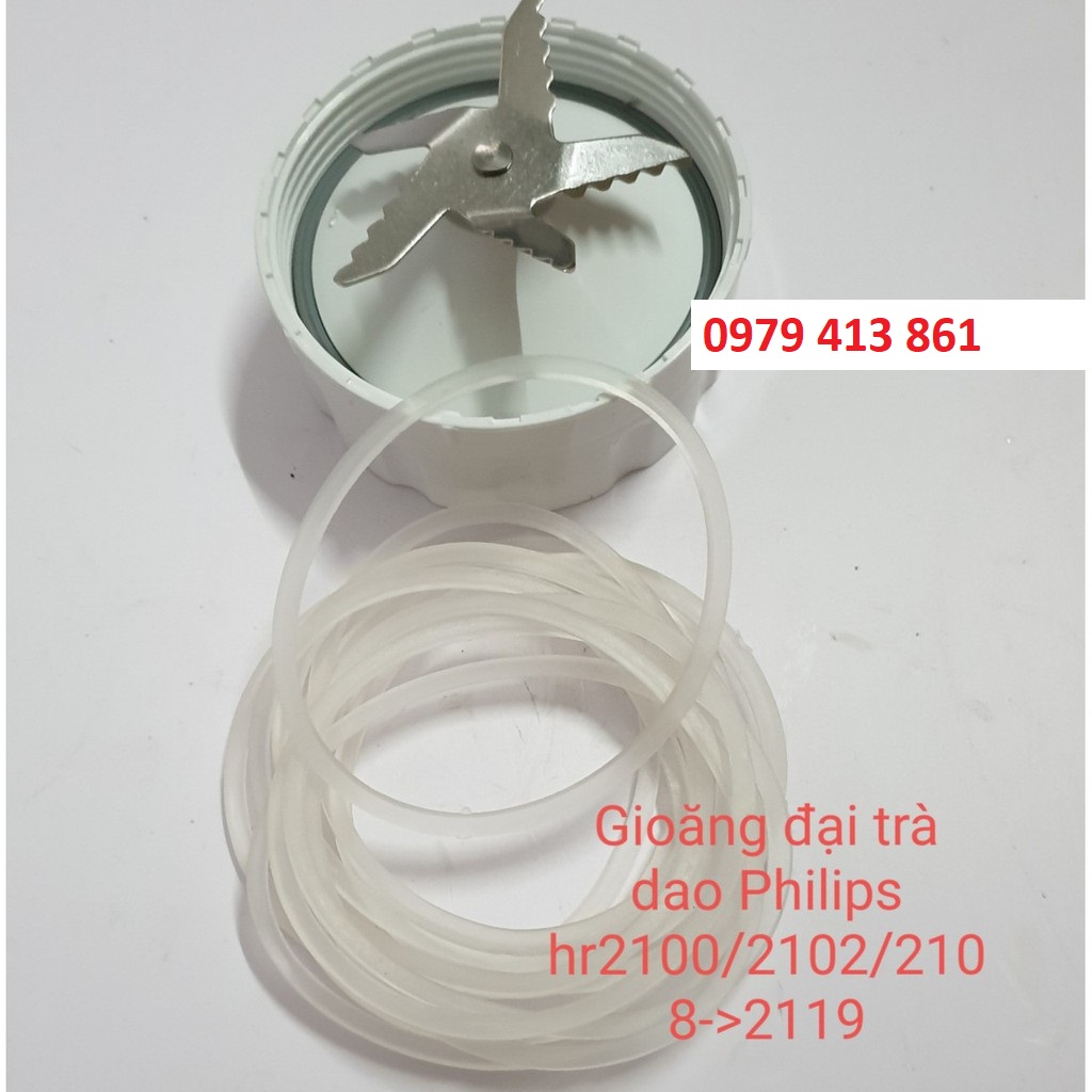 Gioăng máy xay sinh tố philip hr2100 / hr2102 / hr 2108 -> hr 12119 đại trà