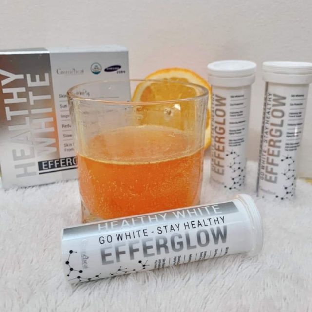 [ HÀNG CAO CẤP ] Viên Uống Viên Sủi Trắng Da Chống Nắng Giảm Sạm Thâm Nám Chống Lão Hóa Cosmeheal Healthy White 30viên