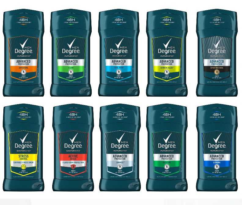 Combo 2 chai lăn khử mùi dành cho nam degree 76g