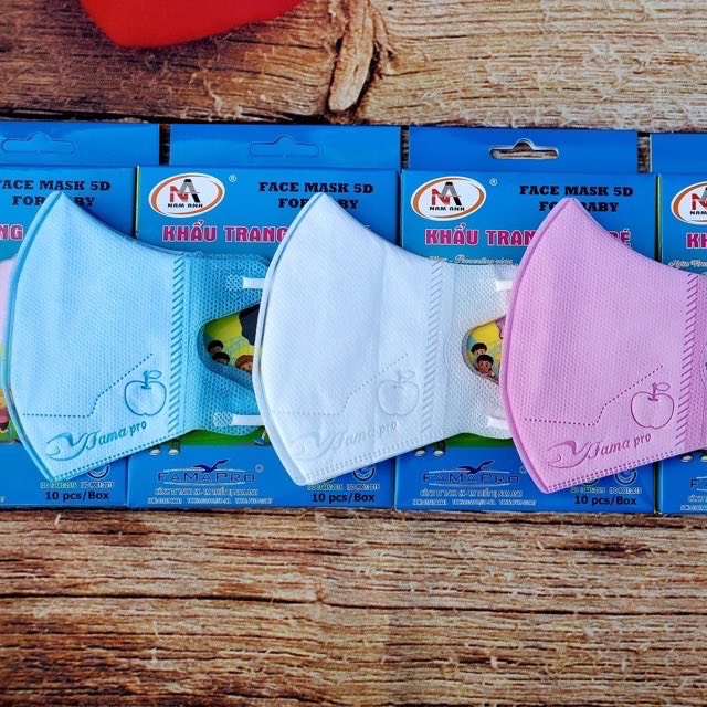[HCM]Khẩu trang cho bé Nam Anh Famapro 5D 3 lớp kháng khuẩn