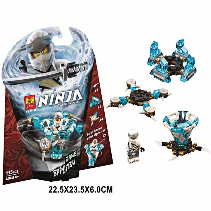 Đồ chơi lego Con quay lốc xoáy thần tốc Ninja Thunder Swordsman No.11154