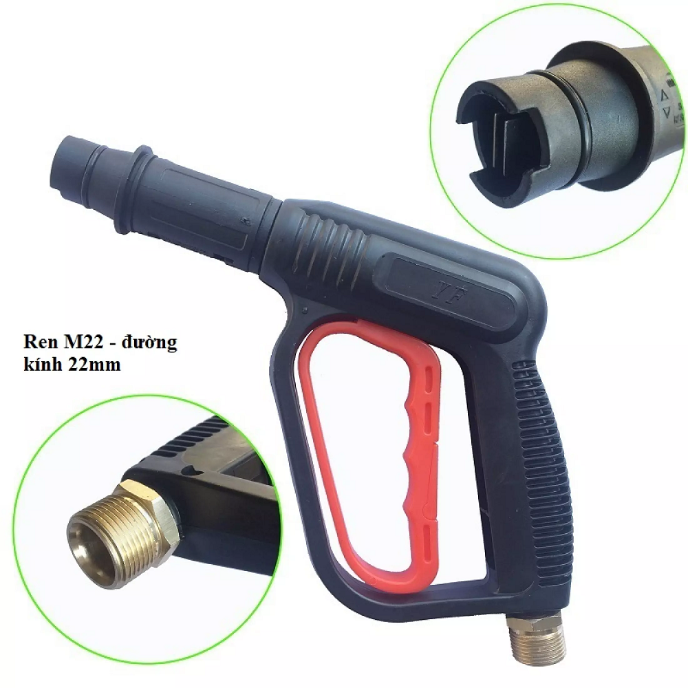 Vòi Xịt Rửa Xe, Súng Rửa Xe Áp Lực Ca, Súng Xịt Rửa Xe Cho Máy Rửa Xe Ren 22mm Sung Rửa Xe Tăng Áp Ren Rửa Xe Cao Áp Sung Rửa Xe Áp Lực Sung Rửa Xe Sung Rửa Xe