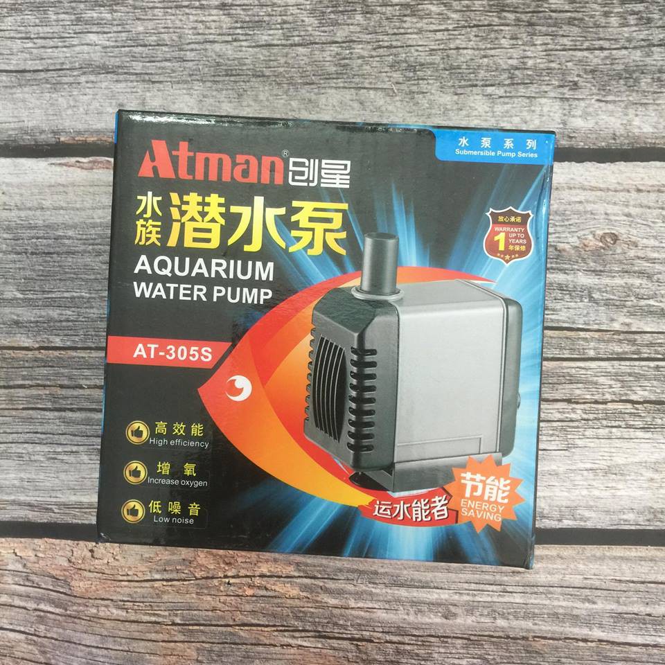 Máy bơm nước bể cá Atman 301s-302s-303s-304s-305s-306s. Bơm lọc, bơm đẩy dành cho bể cá cảnh, đẩy thác riêng cho bể