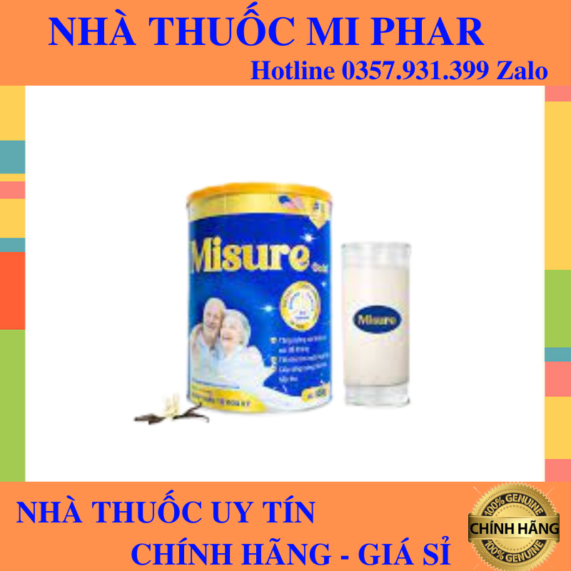 Sữa ngủ ngon Misure ban đêm hàng chính hãng 850g