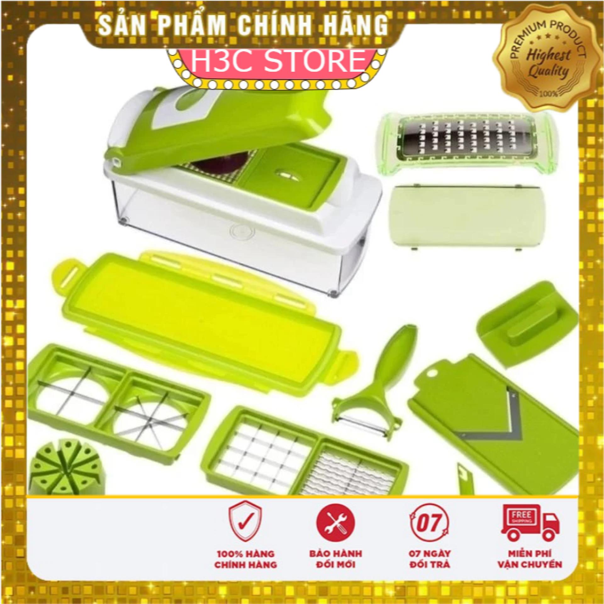 Bộ cắt gọt rau củ quả 10 món nicer dicer plus h3c store