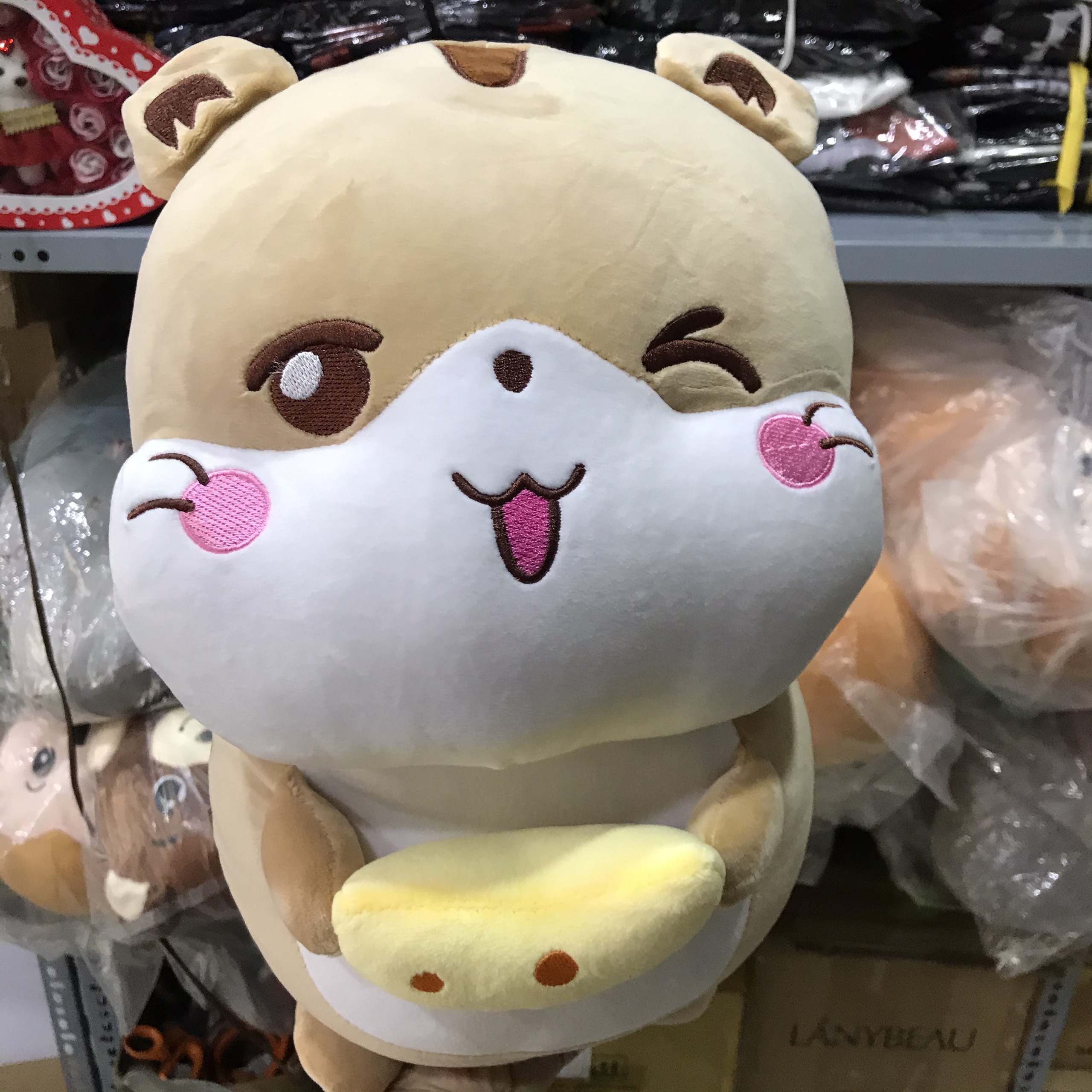 GẤU BÔNG CHUỘT ÔM PHÔ MAI - Quà tặng Bobby
