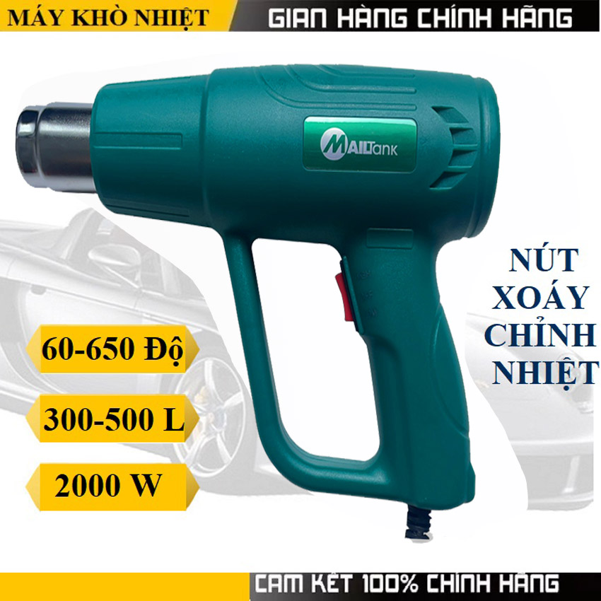 Máy khò hơi nóng Mailtank 2000w , máy khò nhiệt, máy khò màng co bọc giỏ quà tết