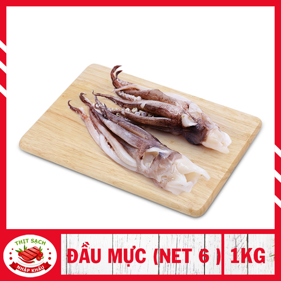 ( HỎA TỐC 2H - HCM ) 1Kg Râu mực - đầu mực (net 6 ) chế biến nhiều món ngon