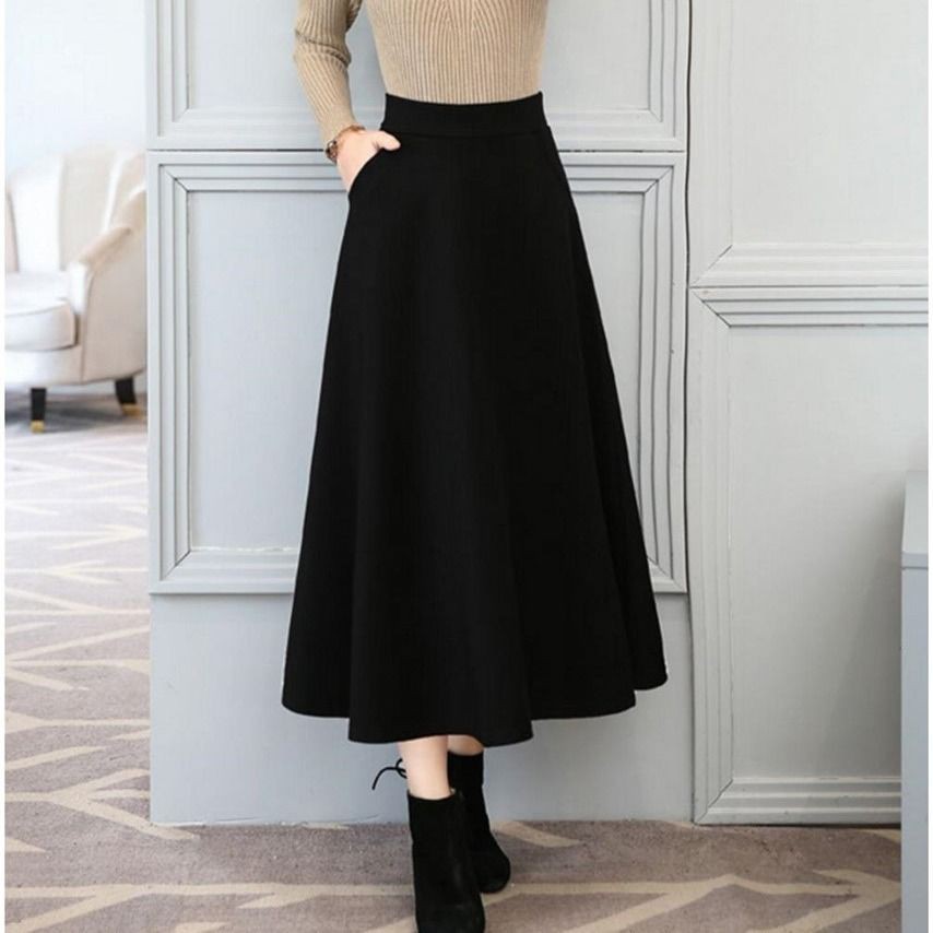 CHÂN VÁY XÒE DÀI THỜI TRANG CÔNG SỞ CAO CẤP