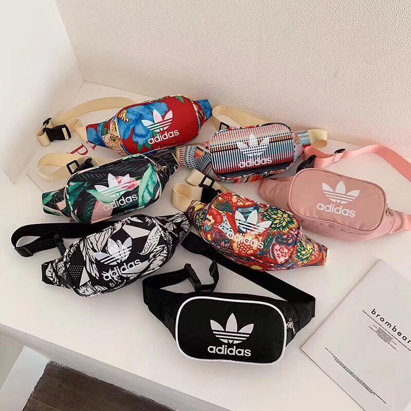 Túi bao tử Adidas hoa