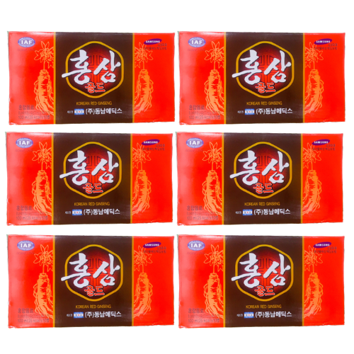 [HCM] Combo 6 hộp nước hồng sâm Hàn Quốc (60 chai x100ml)