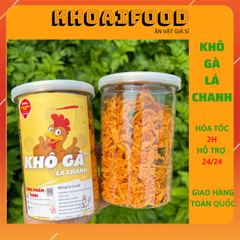 Khô gà lá chanh cay dai chuẩn vị