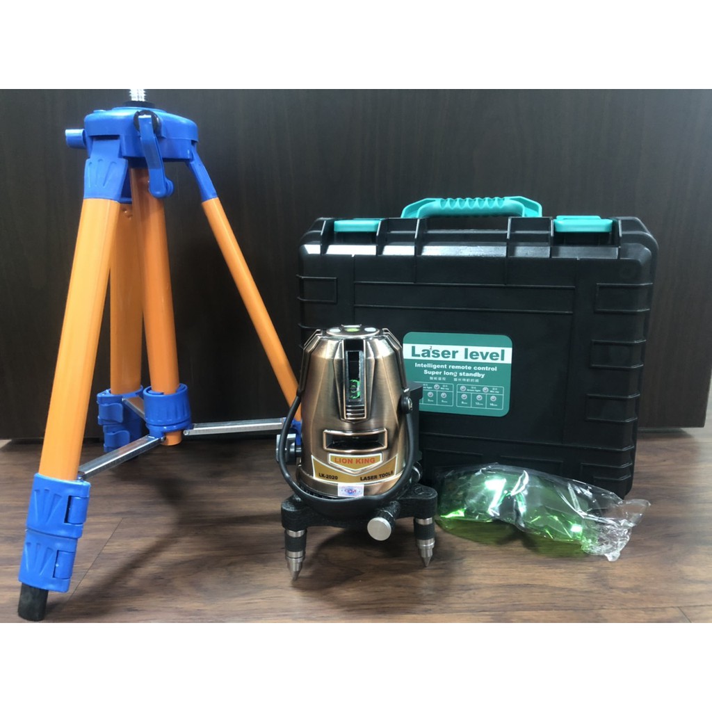 Máy cân bằng laser 5 tia xanh Lion King