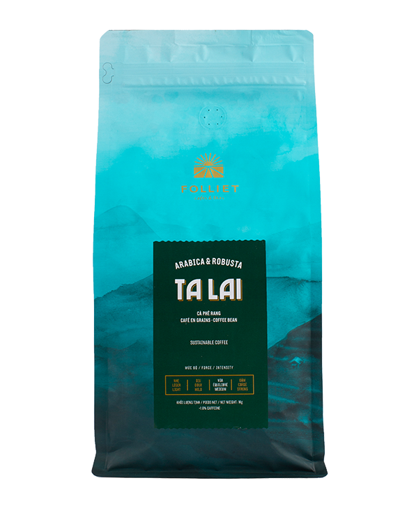 Cà phê hạt Folliet Talai 1kg