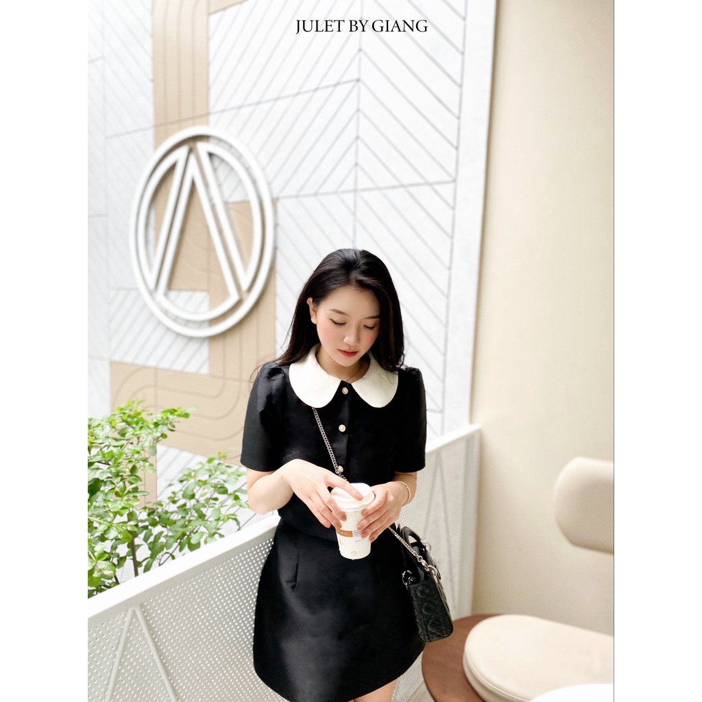 Chân váy tafta đen tách lẻ set- size s/m/l- hàng chính hãng- juletbygiang