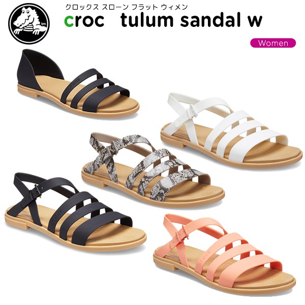 Giày sandal chống hôi chân crocs tulum sandal w nữ