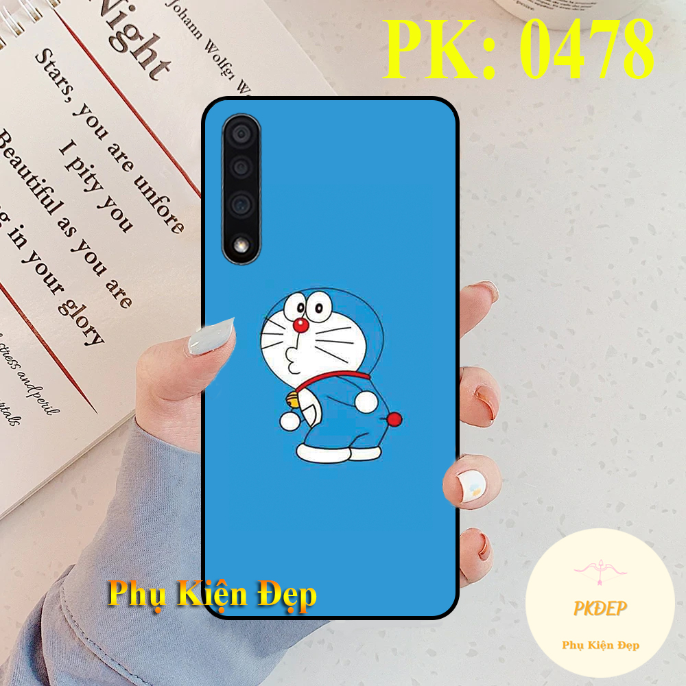 Ốp lưng Vsmart Live 1 dẻo đen in hình Doraemon