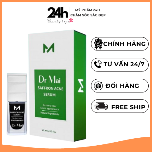 Serum mụn Dr Mai chính hãng mẫu mới 2022