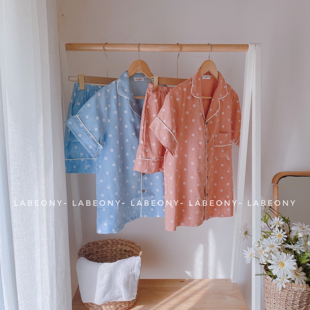 Pyjama nữ đũi lạnh bộ mặc nhà thiết kế Labeony