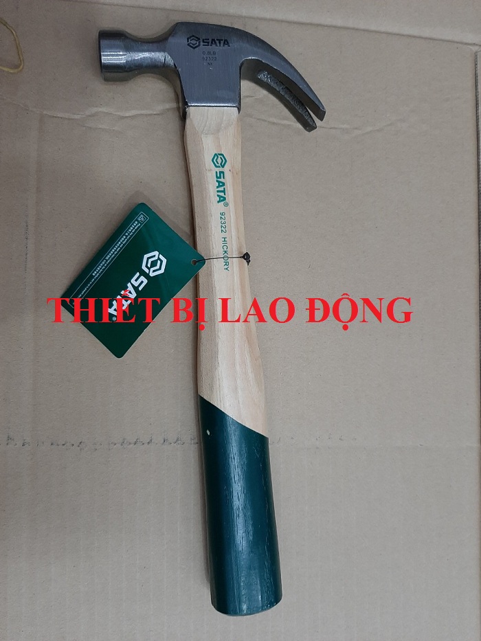 Búa nhổ đinh cán gỗ, 13oz-370g sata 92322 - 92322