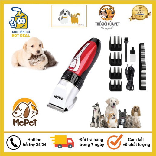 😹Không Cắt Được Hoàn Tiền 100%😸Tông Đơ Cạo, Tỉa Lông Thú Cưng Jichen 8017, Chuyên Dùng Cắt Tỉa Lông Thú Cưng Tại Nhà