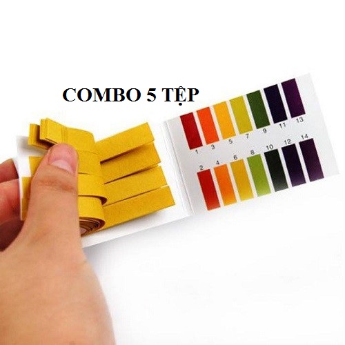 5 hộp giấy quỳ tím đo độ ph 1-14 newstar chính hãng - giấy đo ph - giấy quỳ