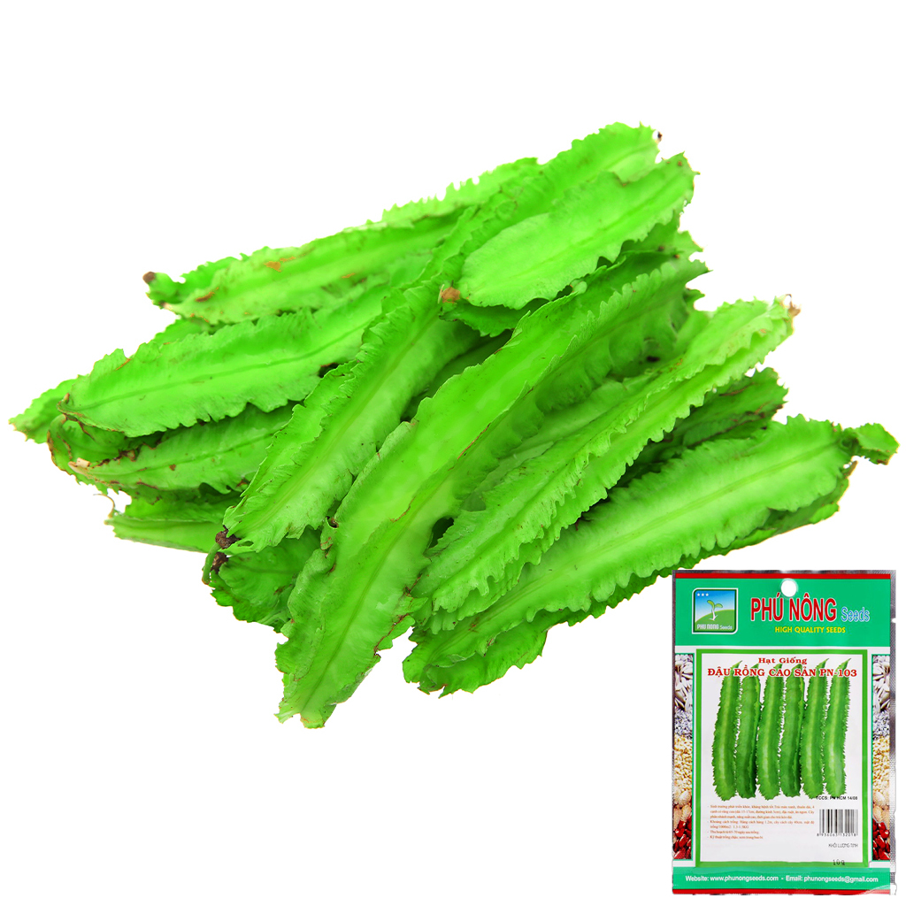 Hạt giống đậu rồng cao sản PN-103 Phú Nông - Gói 10g Hạt Giống Rau Củ Quả Nảy Mầm Nhanh Sinh Trưởng Mạnh HaBeL Store