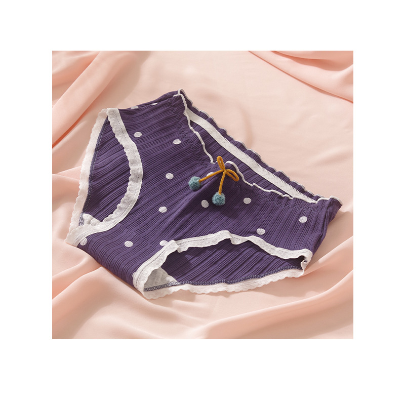 Quần lót nữ cotton họa tiết chấm bi siêu cute ^^