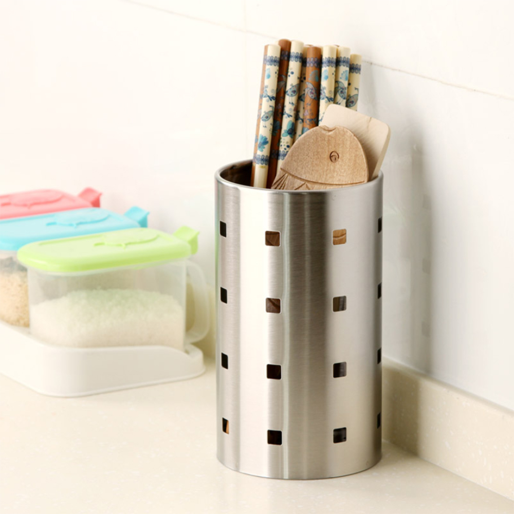 Giỏ đựng đũa thìa Inox 304 nam châm không hút dính chống gỉ sét hoen ố