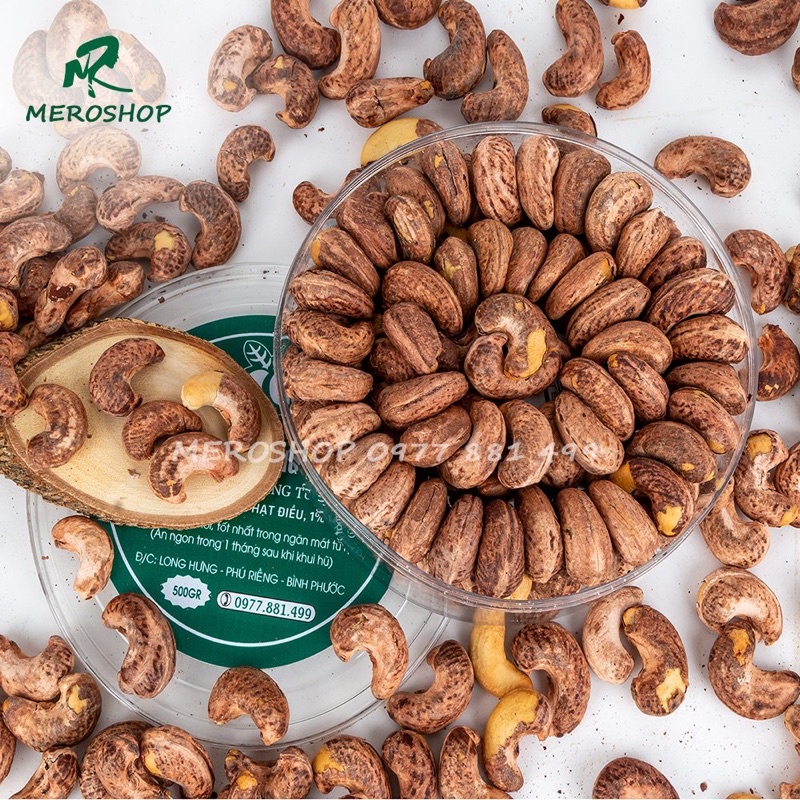 500GRAM HẠT ĐIỀU RANG MUỐI NGUYÊN LỤA SHOP MẸ RÔ