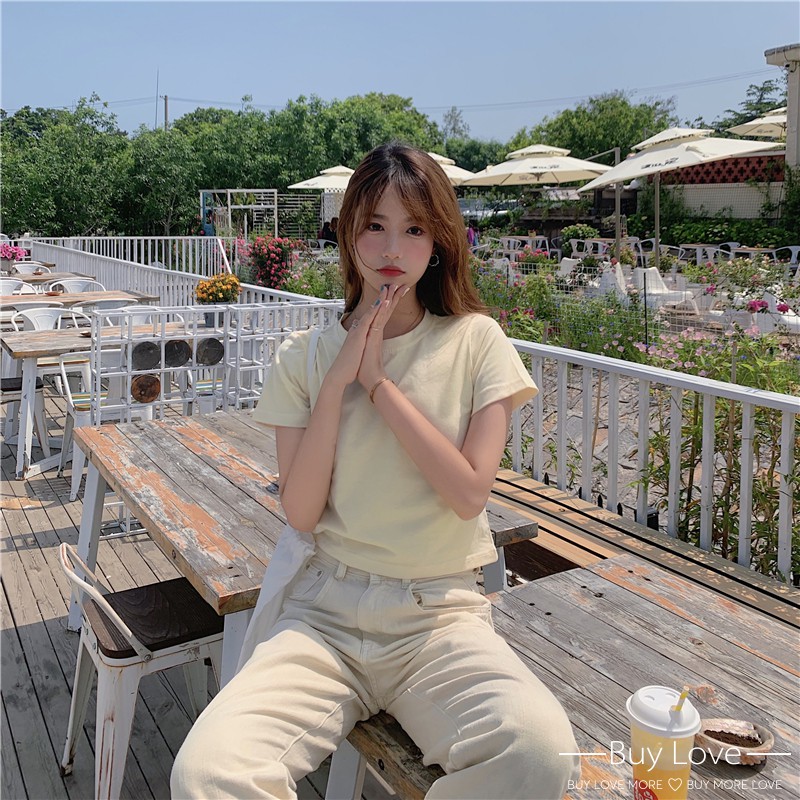 Áo thun croptop Full màu, hàng xịn