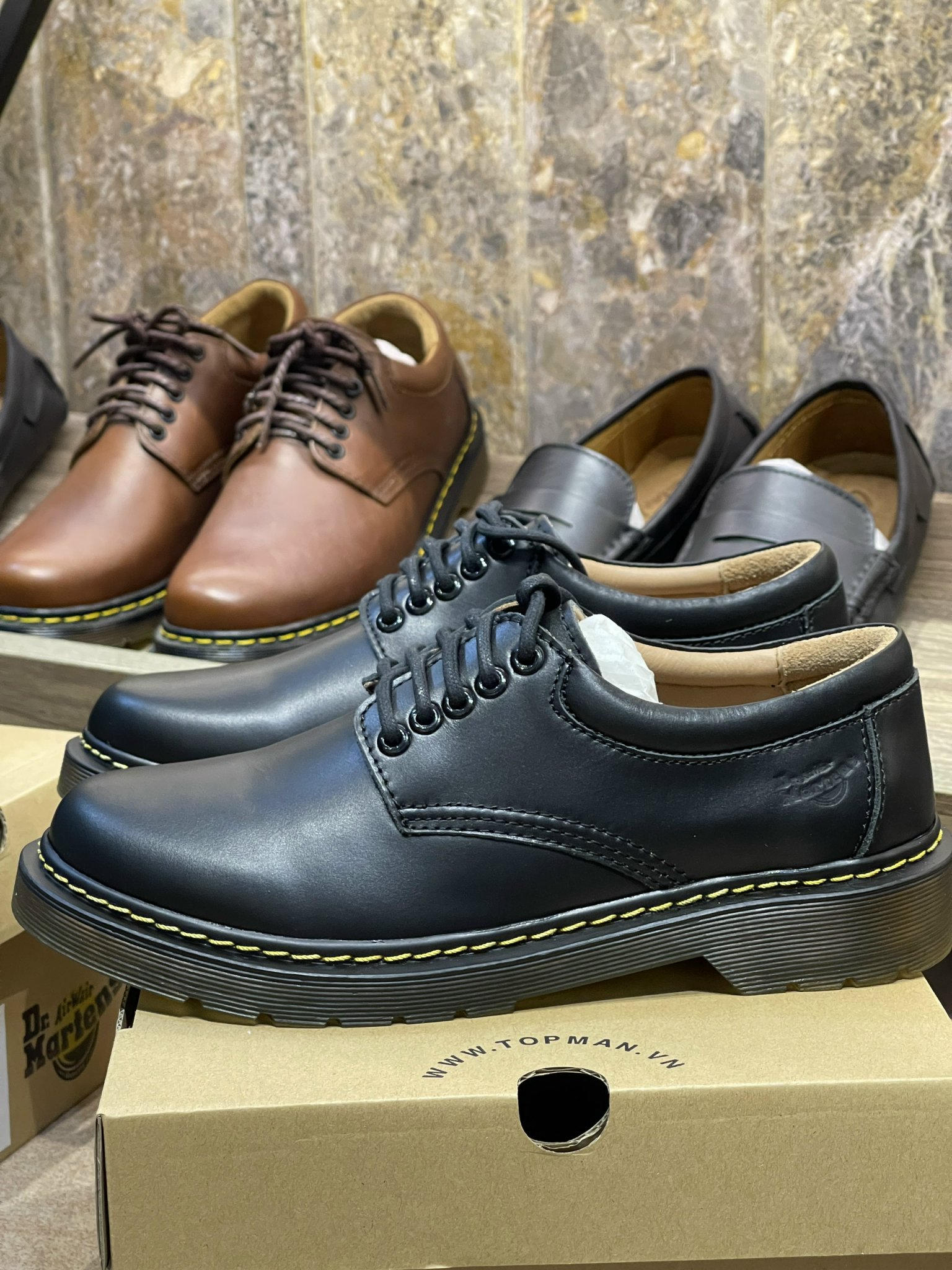 [sale 7.7] [sale&freeship] giày doctor 8053 da bóng chính hãng thái lan bảo hành 2 năm