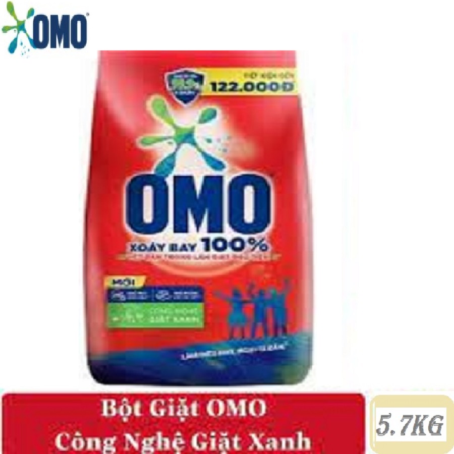 Bột giặt OMO 5.7kg hệ bột thông minh