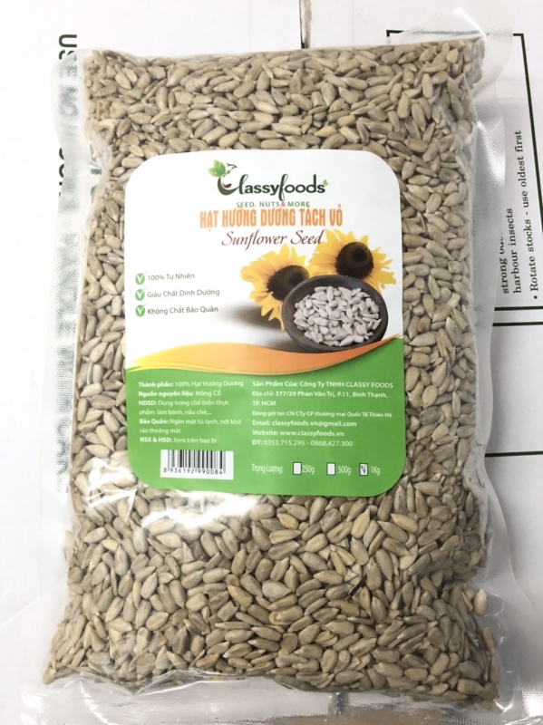 Hạt hướng dương nhân sống 1kg