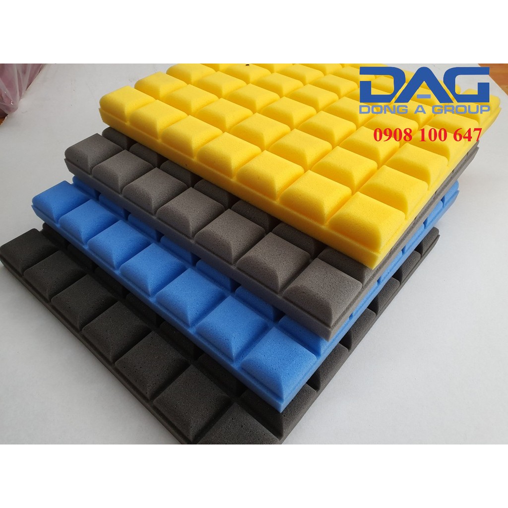 Mút cách âm tiêu âm ô vuông mini 50x50cm cách âm đông á