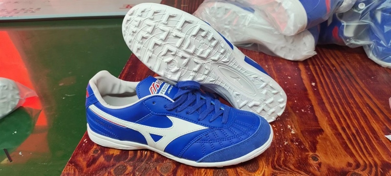 Giày đá bóng mizuno morelia neo tf - xanh trắng