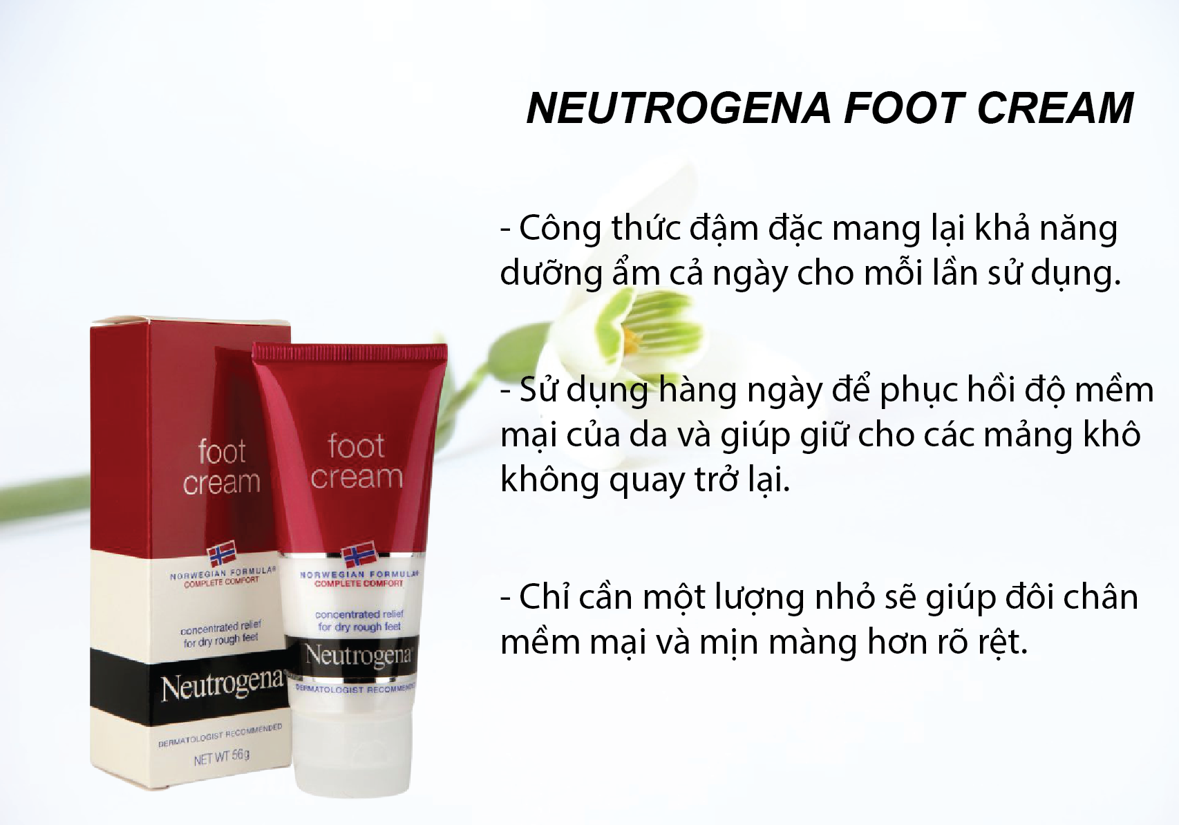Neutrogena Norwegian Formula Complete Comfort Foot Cream 56g