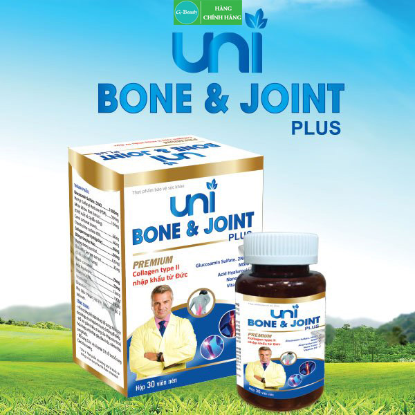 Hỗ trợ xương khớp, giúp giảm đau xương khớp, giúp giảm thoái hóa, khô khớp gây đau và viêm khớp đã có TPBVSK Uni bone & joint