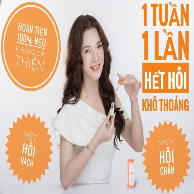 Tinh dầu hôi nách hôi chân Evana [CHÍNH HÃNG] 100% hết hôi hết mồ hôi chân nách