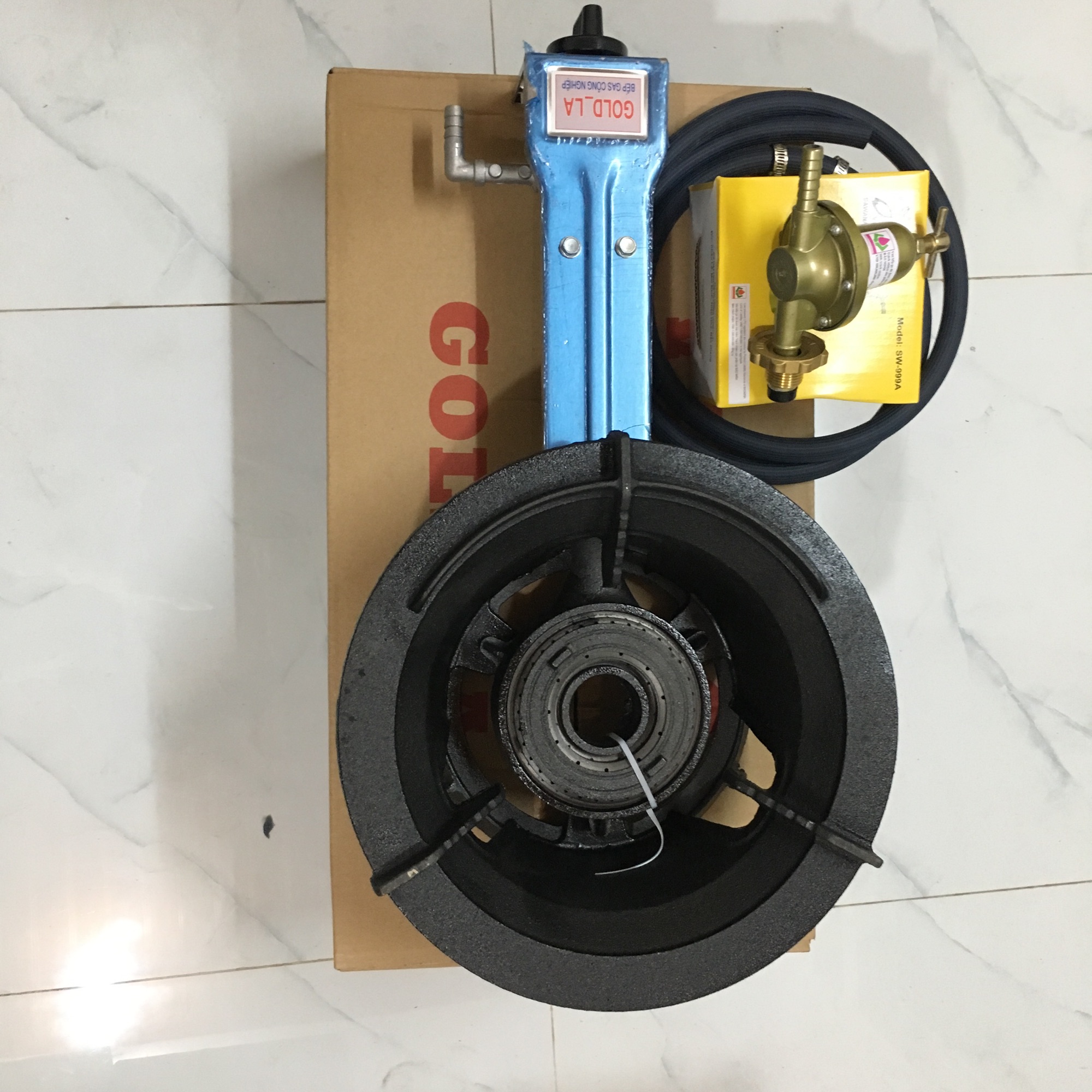 Bộ bếp gas công nghiệp (bếp khè kèm van dây)