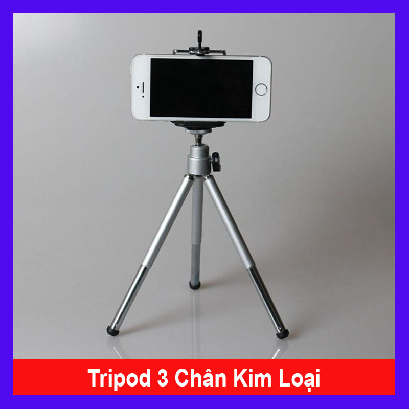 Tripod mini 3 chân bằng Kim Loại chắc chắn
