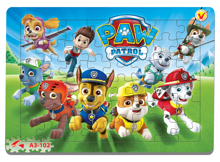 Tranh xếp hình Tia Sáng phát triển trí tuệ cho bé 048 mảnh - Paw Patrol - MSP: A3-102