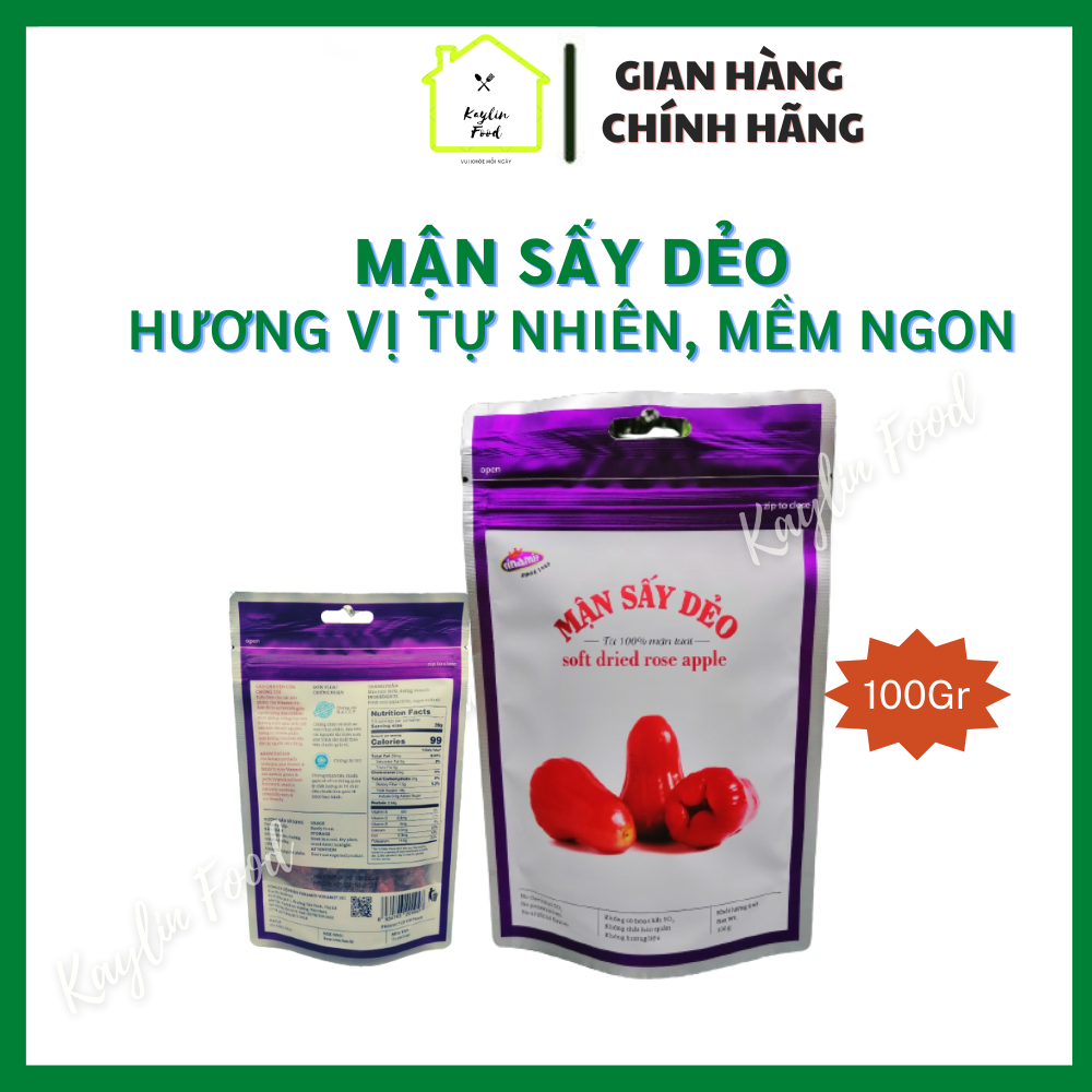 Mận sấy dẻo Vinamit 100g mận ngon mềm dẻo