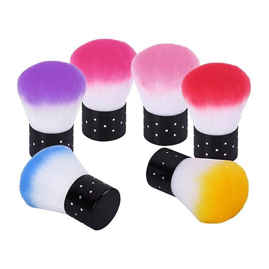 Chổi phủi bụi nail cán ngắn, cọ phủi bụi móng - Chổi phủi bụi nail chuyên dụng cho dân làm móng