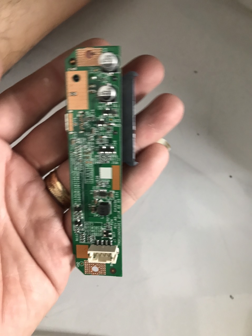 Bo mạch type c đọc ổ cứng laptop, pc full bộ kèm nguồn 12v và cáp usb-c
