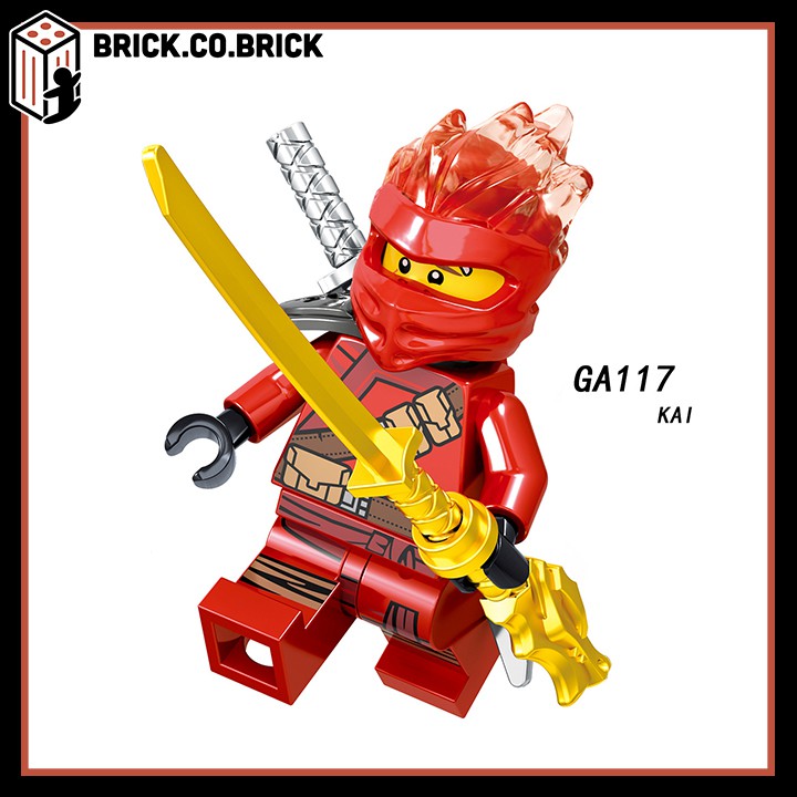 Ninja Phantom Đồ Chơi Lắp Ráp Minifigure Nhân Vật Hồ Ly Samurai Akita Zane Nya Kai GA115 GA122